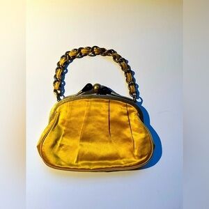 J.Crew Yellow gold Silk Handbag